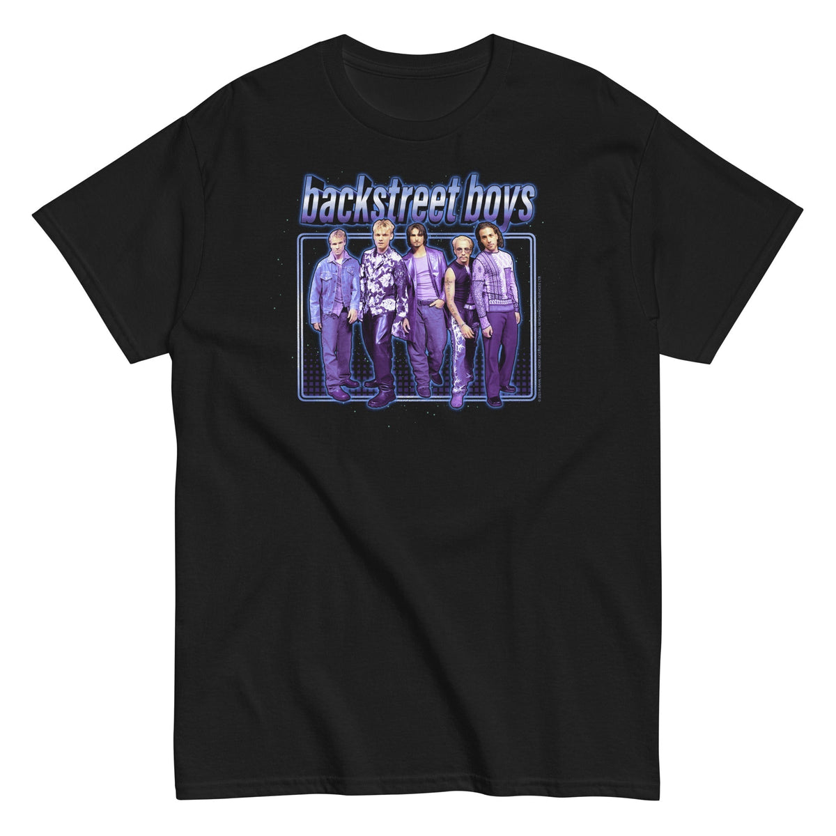 MerchMoment Backstreet Boys - Glow T-Shirt Black