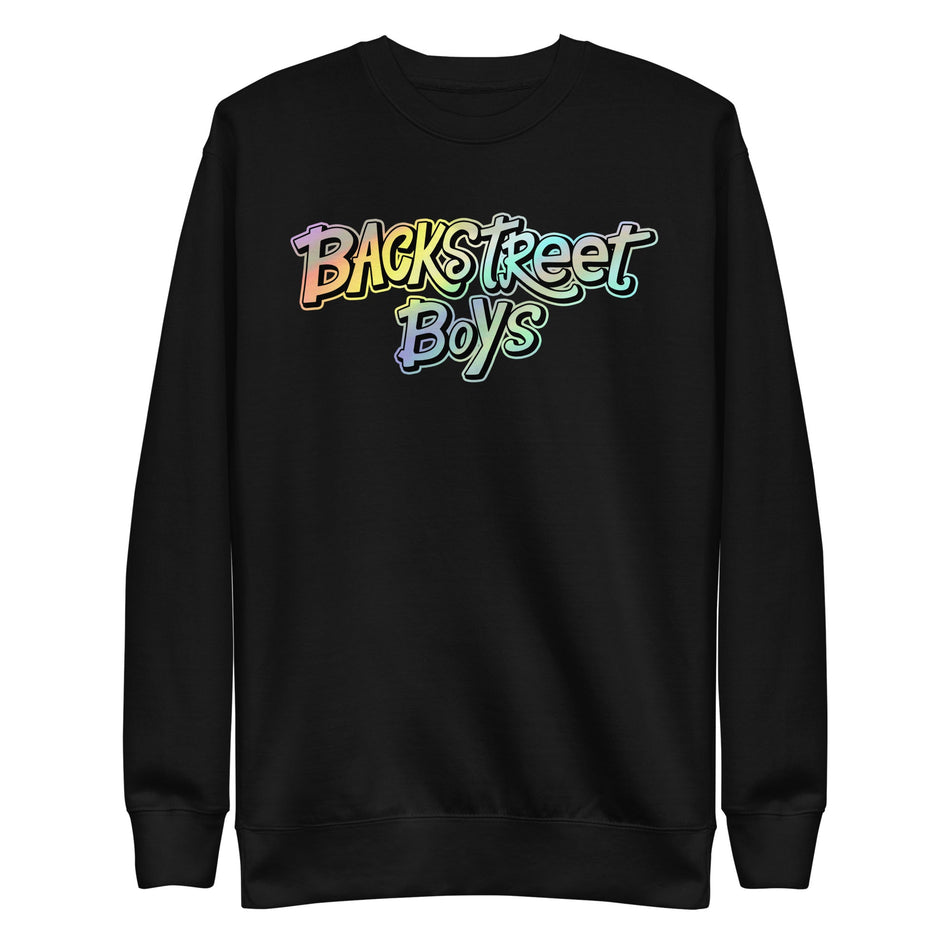 MerchMoment Backstreet Boys - Gradient Logo Sweatshirt Black