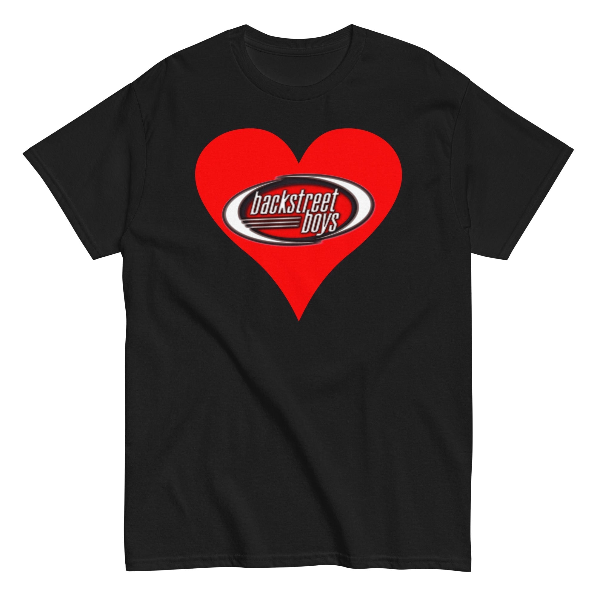 MerchMoment Backstreet Boys - Heart T-Shirt Black