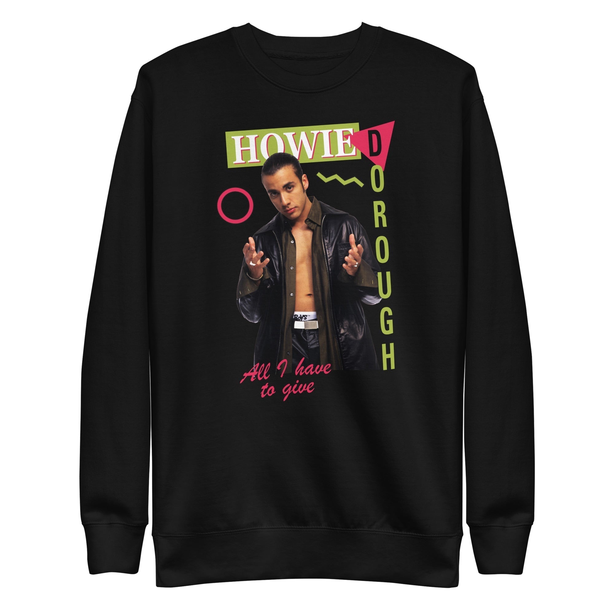 MerchMoment Backstreet Boys - Howie Dorough Sweatshirt Black