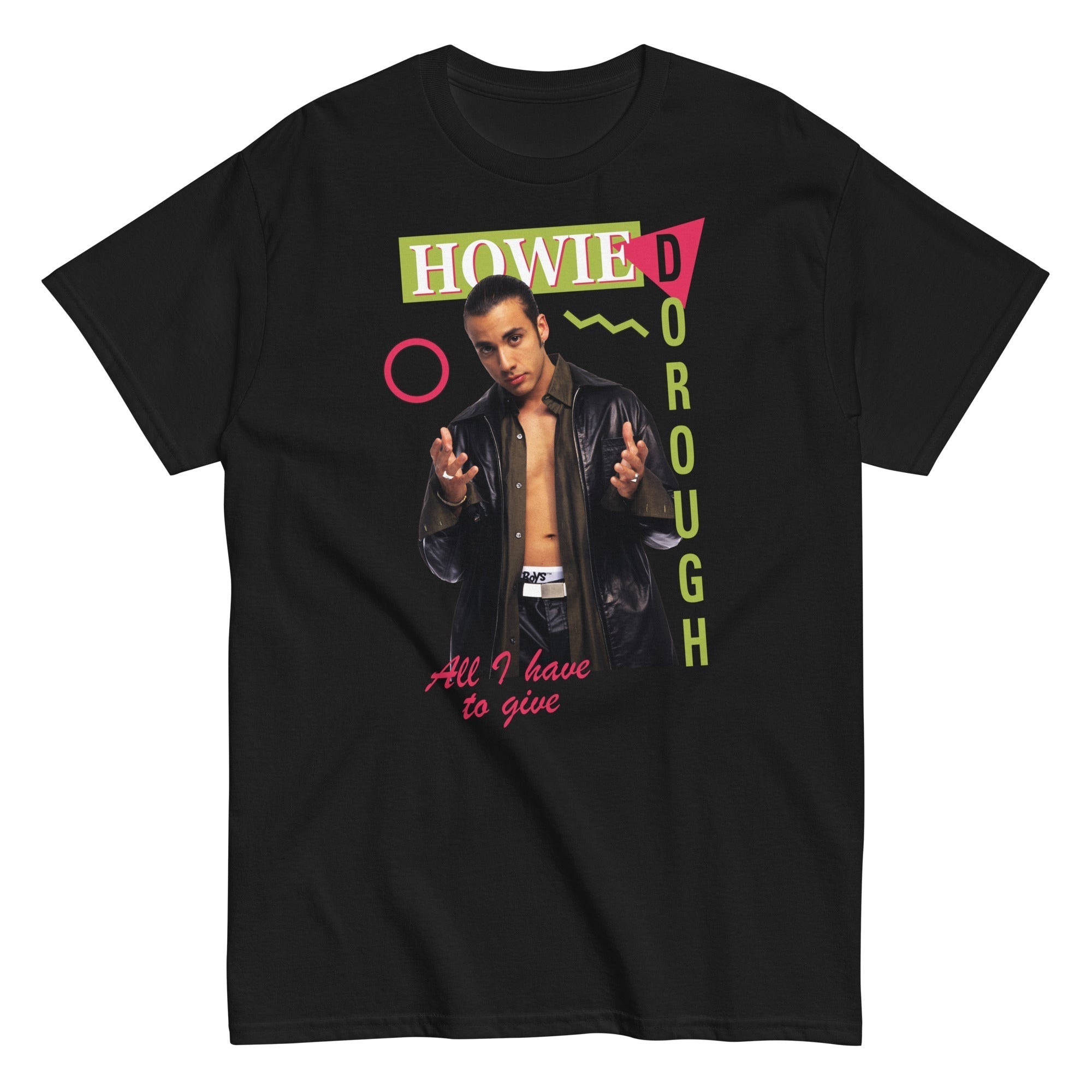 MerchMoment Backstreet Boys - Howie Dorough T-Shirt Black