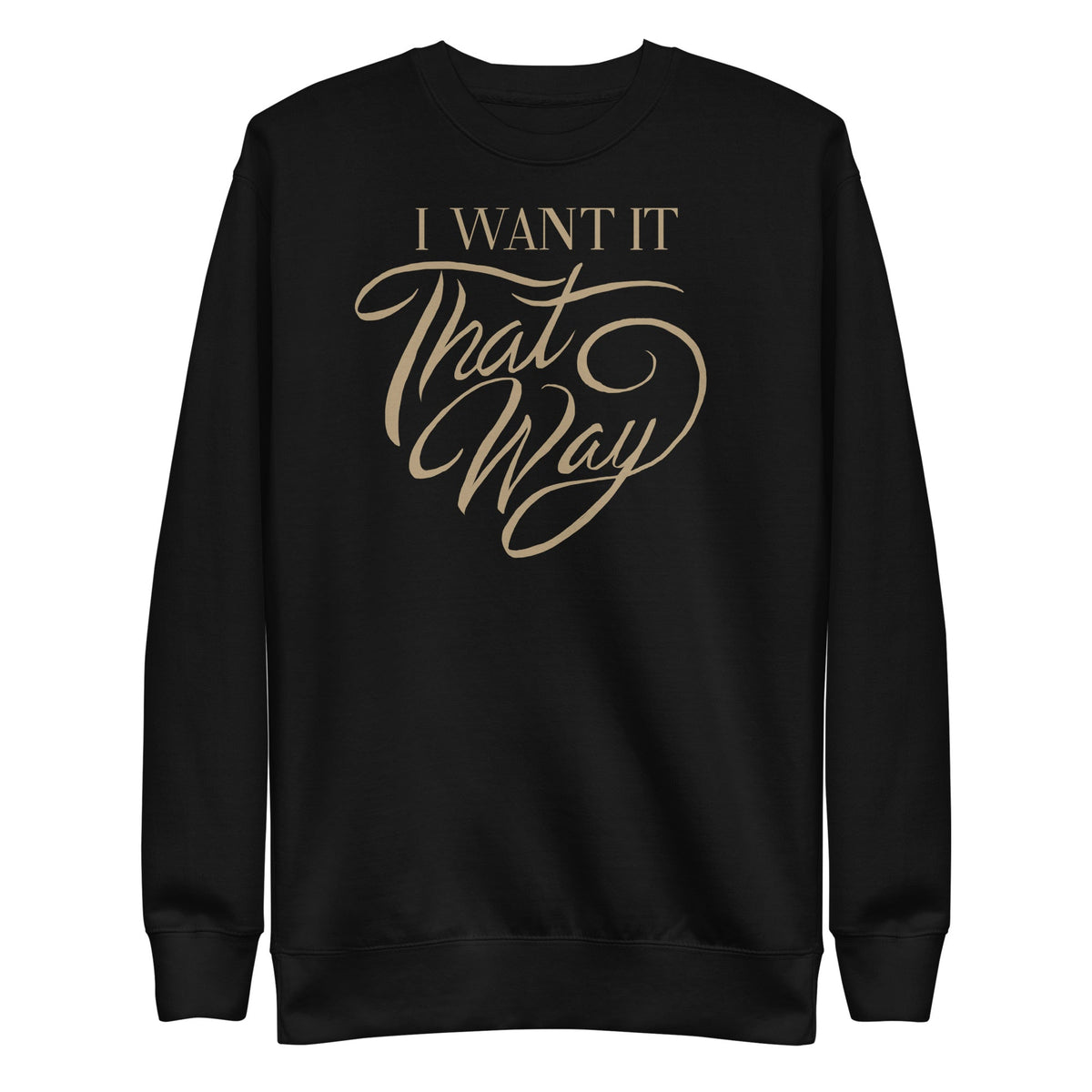 MerchMoment Backstreet Boys - I Want it That Way Sweatshirt Black