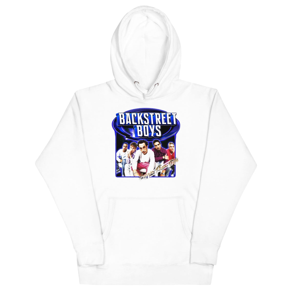 MerchMoment Backstreet Boys - Larger Than Life Hoodie White