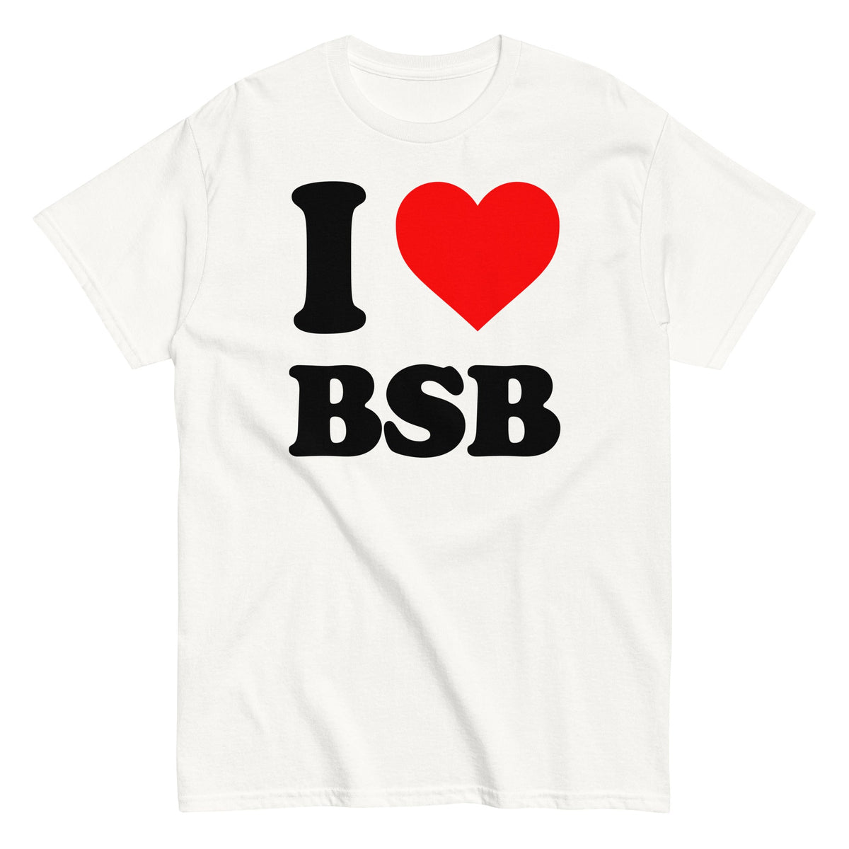 MerchMoment Backstreet Boys - Love BSB White T-Shirt White