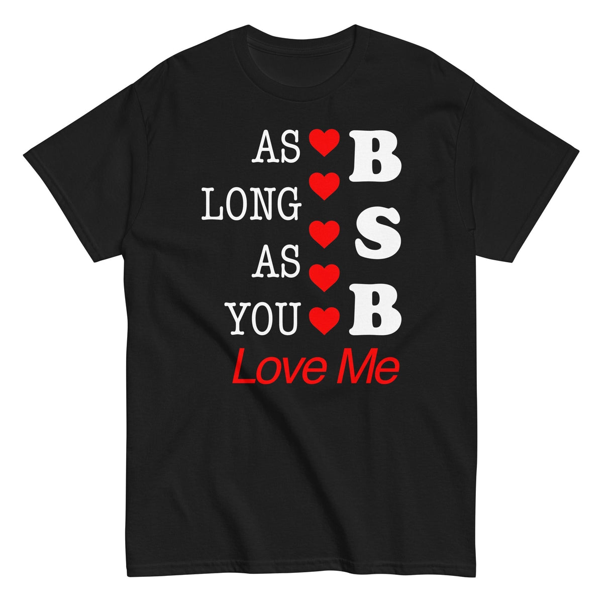 MerchMoment Backstreet Boys - Love Me T-Shirt Black