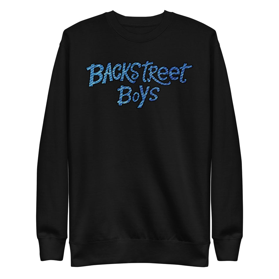 MerchMoment Backstreet Boys - Striped Logo Sweatshirt Black