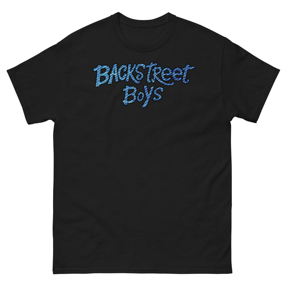 MerchMoment Backstreet Boys - Striped Logo T-Shirt Black
