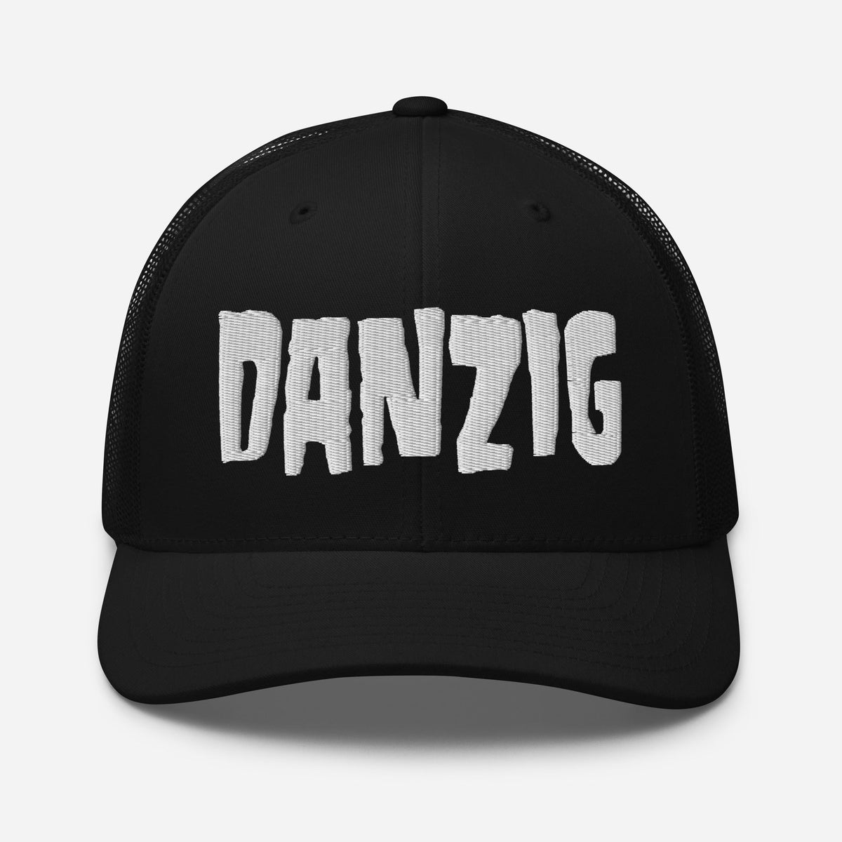 MerchMoment Danzig Classic Logo Embroidered Trucker Hat