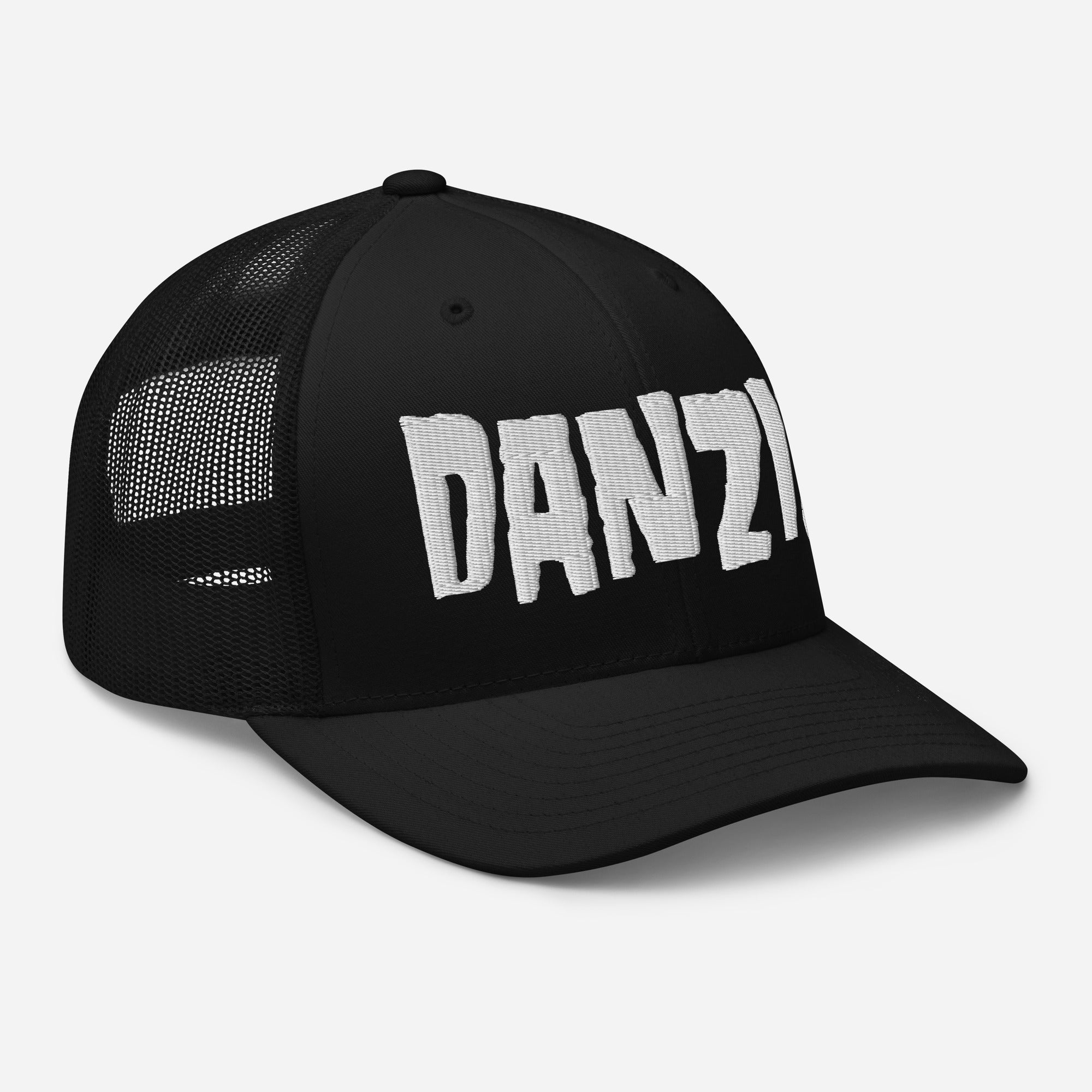 MerchMoment Danzig Classic Logo Embroidered Trucker Hat