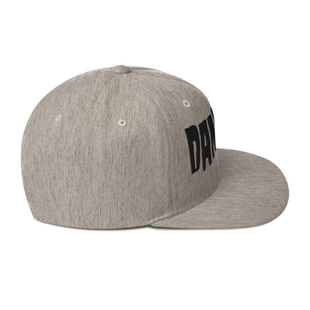 MerchMoment Danzig Classic Logo Grey Embroidered Snap Back Hat