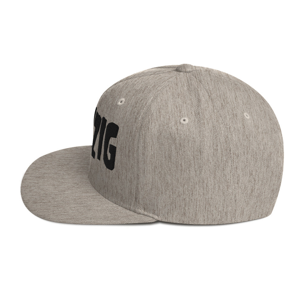 MerchMoment Danzig Classic Logo Grey Embroidered Snap Back Hat