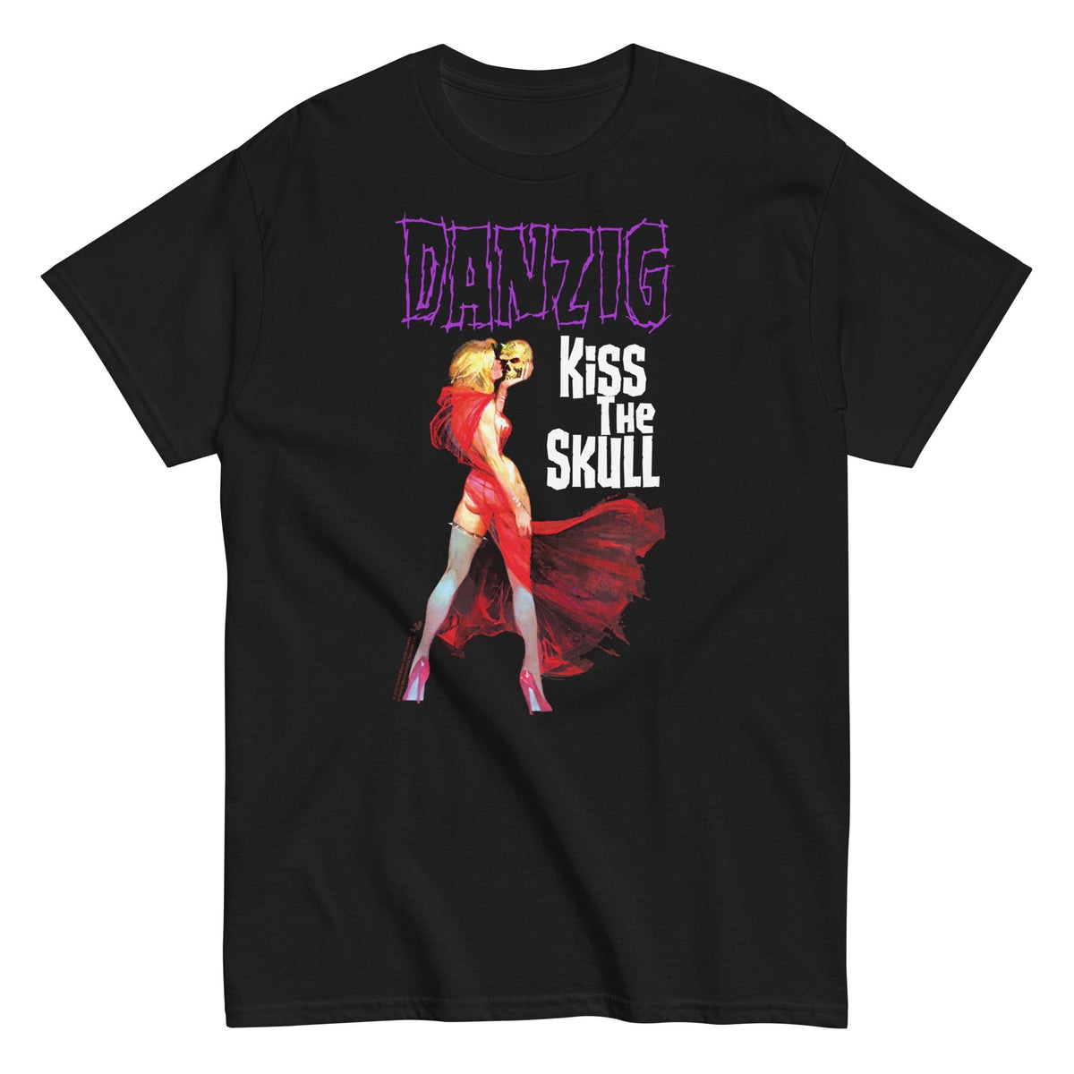 MerchMoment Danzig - Kiss The Skull T-Shirt Black