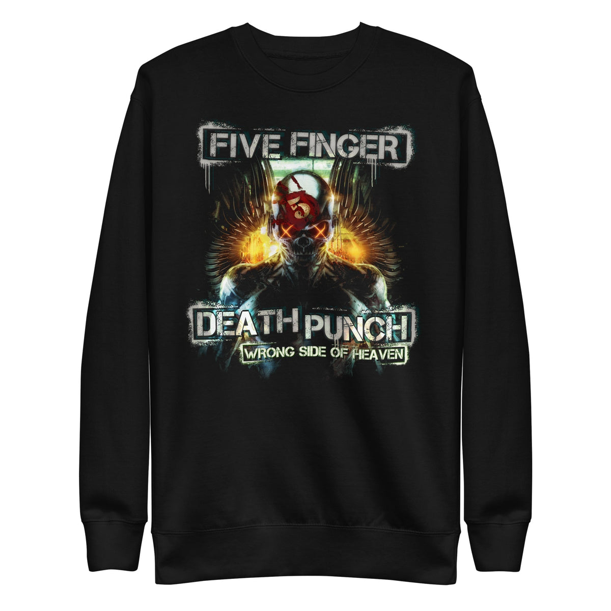 MerchMoment Five Finger Death Punch - Bot Heaven Sweatshirt Black