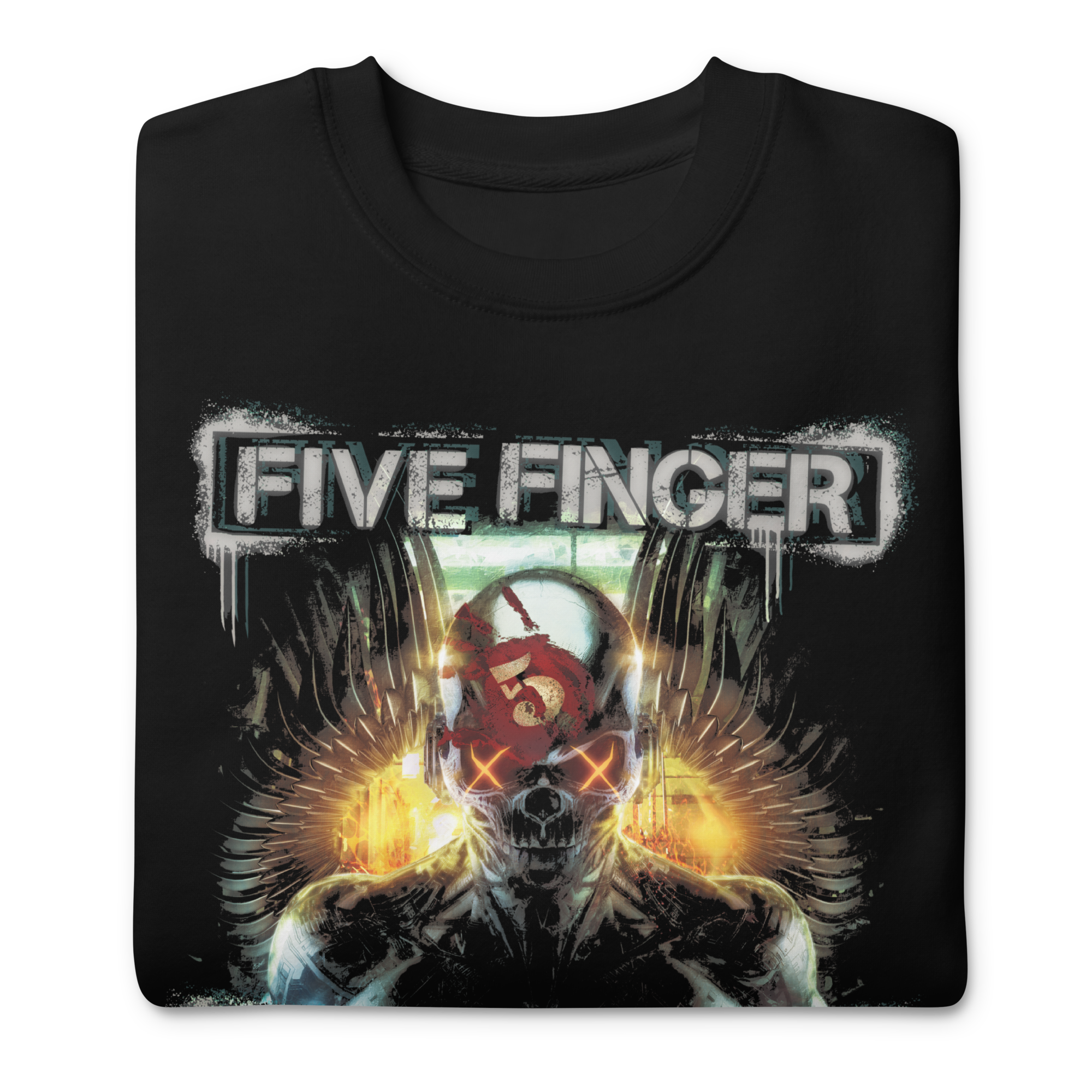 MerchMoment Five Finger Death Punch - Bot Heaven Sweatshirt Black