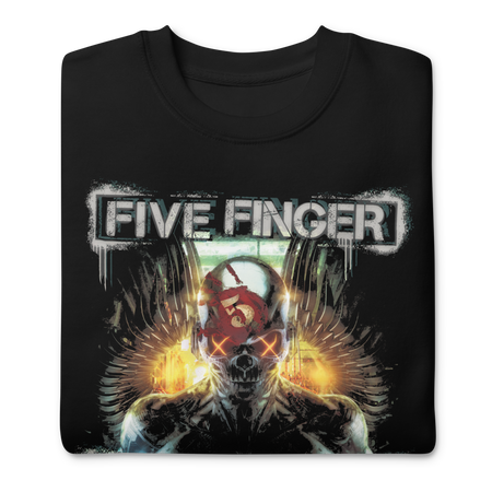 MerchMoment Five Finger Death Punch - Bot Heaven Sweatshirt Black