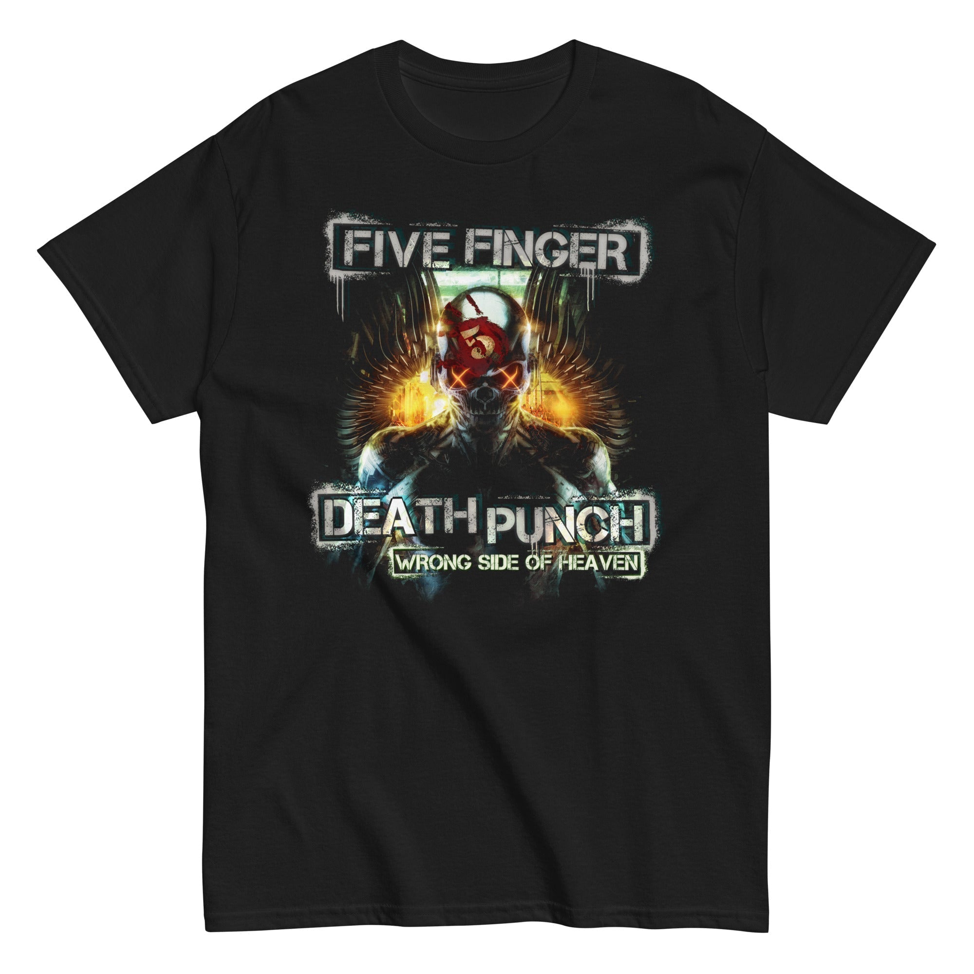 MerchMoment Five Finger Death Punch - Bot Heaven T-Shirt Black