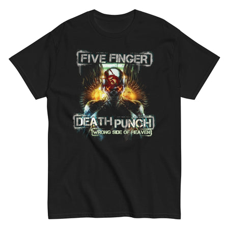 MerchMoment Five Finger Death Punch - Bot Heaven T-Shirt Black
