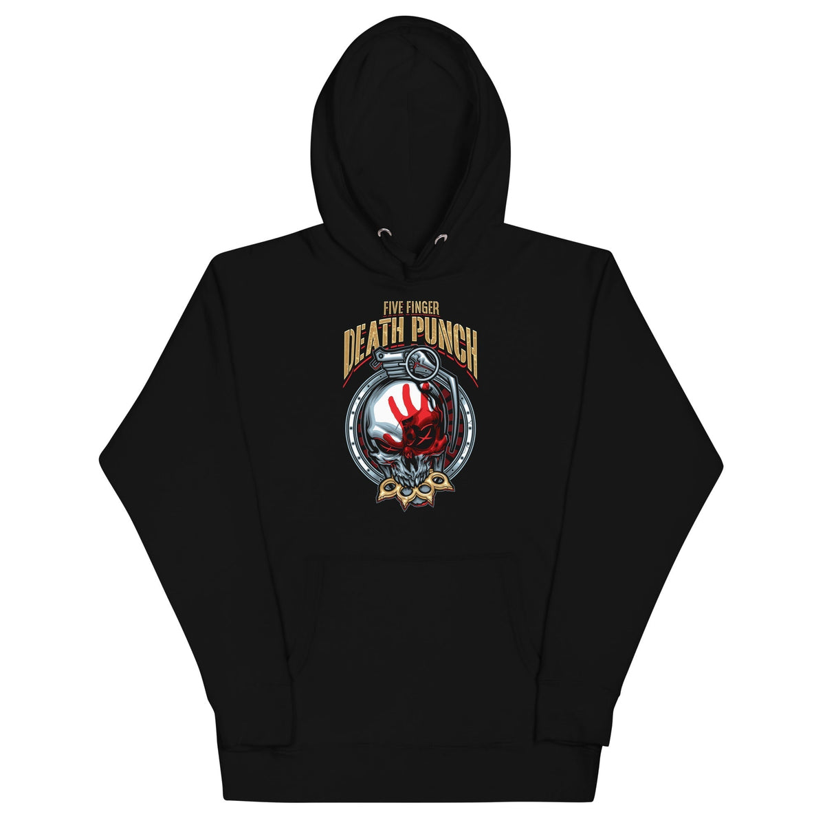 MerchMoment Five Finger Death Punch - Brass Knuckle Hoodie Black