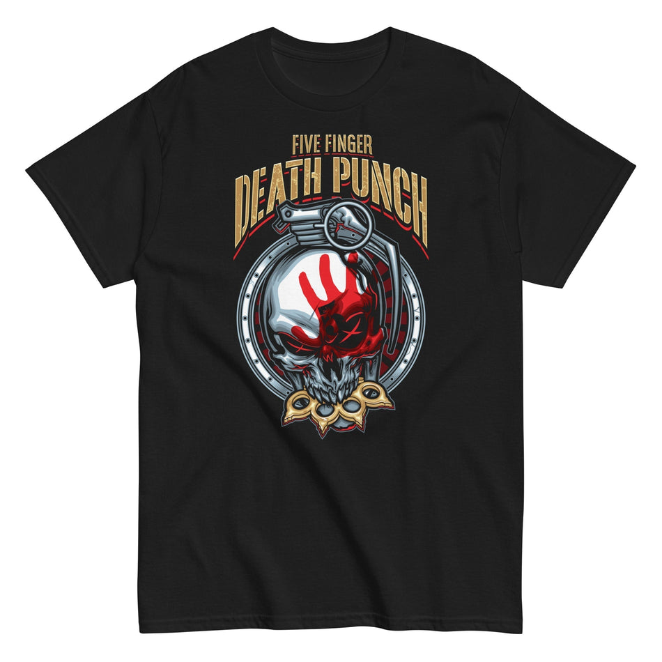 MerchMoment Five Finger Death Punch - Brass Knuckle T-Shirt Black