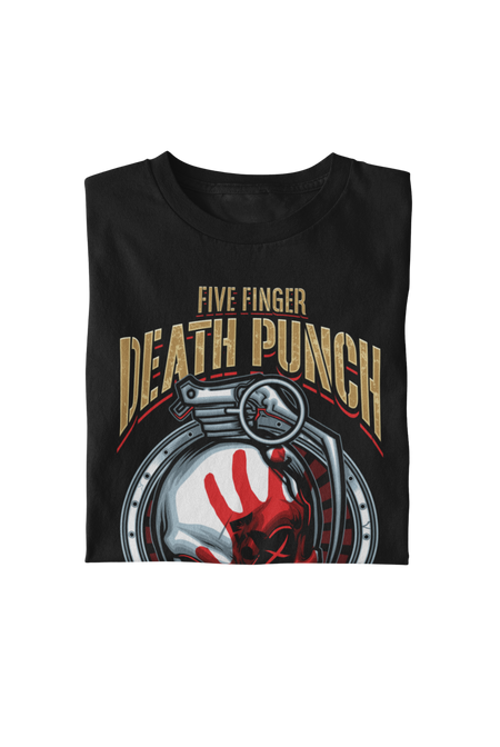 MerchMoment Five Finger Death Punch - Brass Knuckle T-Shirt Black