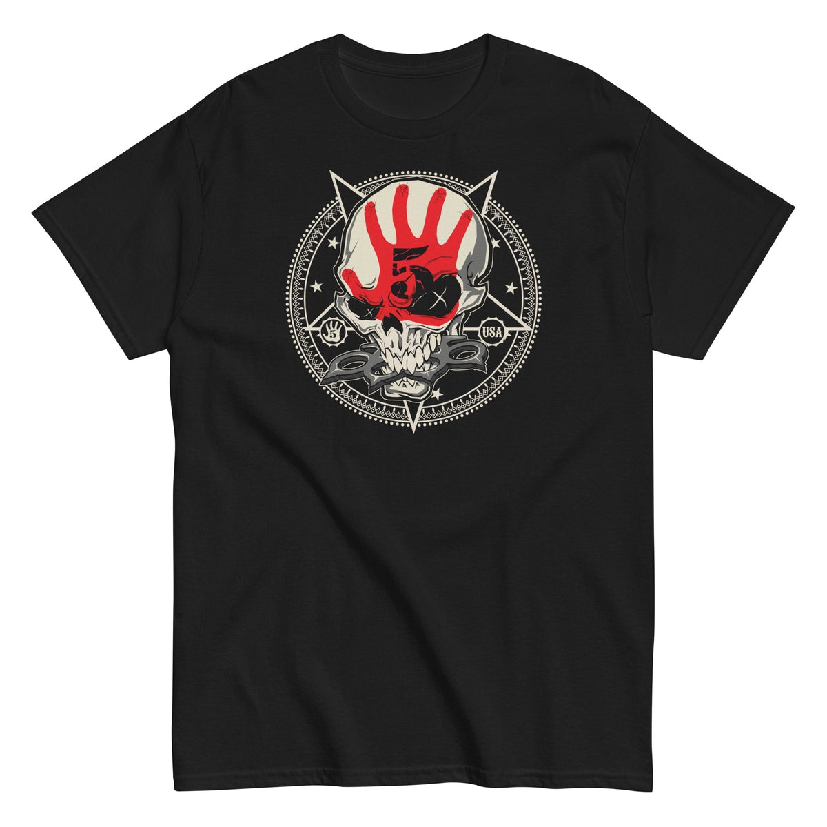MerchMoment Five Finger Death Punch - Circle Logo T-Shirt Black