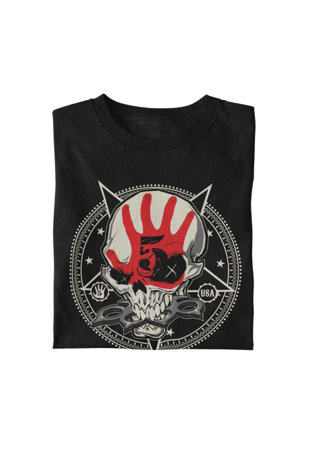 MerchMoment Five Finger Death Punch - Circle Logo T-Shirt Black