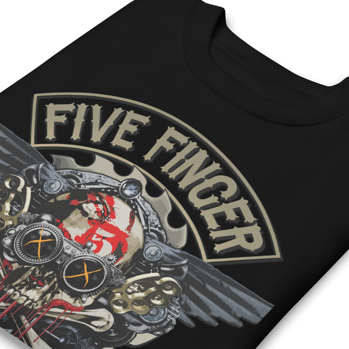 MerchMoment Five Finger Death Punch - Crossbones Sweatshirt Black