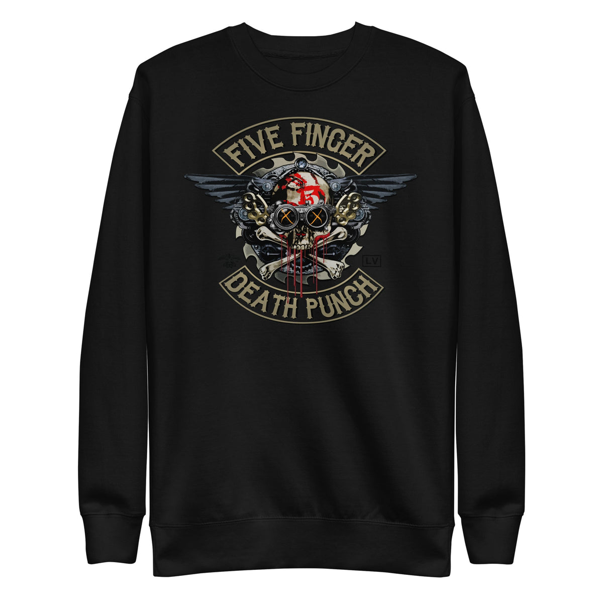 MerchMoment Five Finger Death Punch - Crossbones Sweatshirt Black