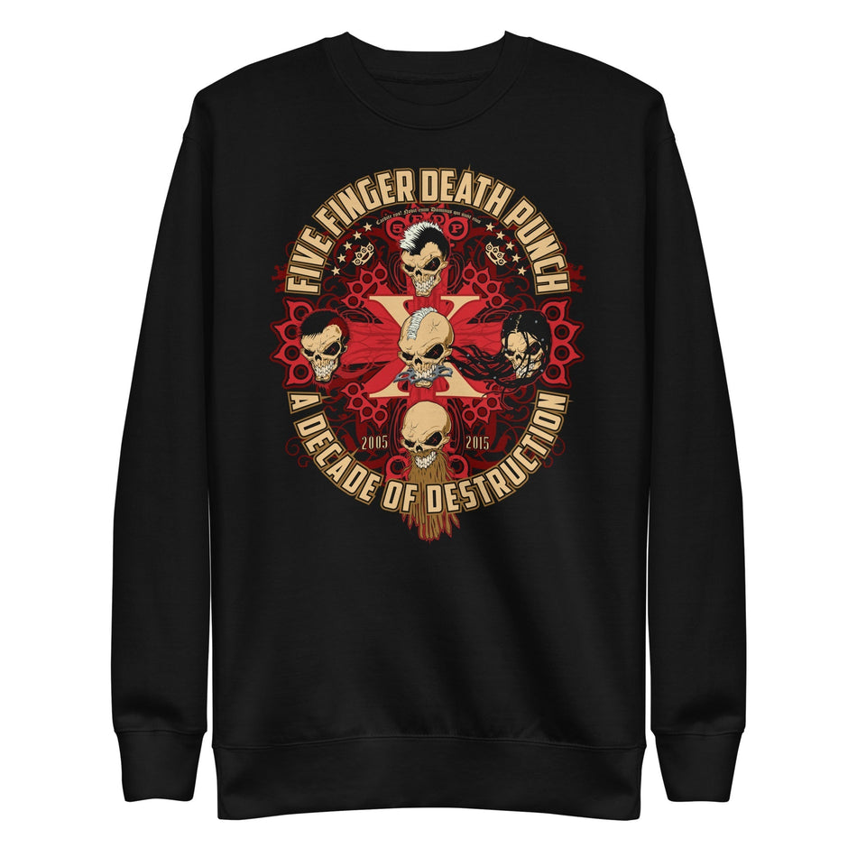 MerchMoment Five Finger Death Punch - Decade of Destruction Sweatshirt Black