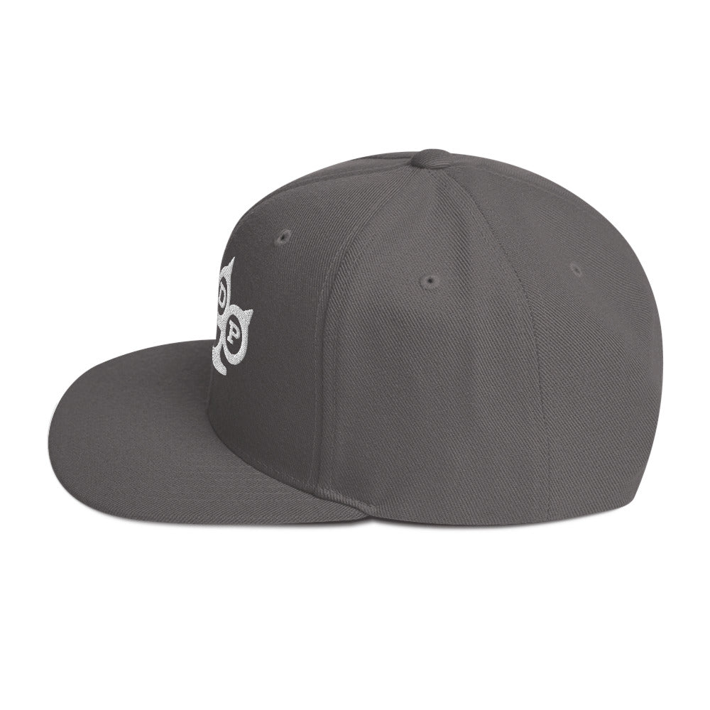 MerchMoment Five Finger Death Punch Grey Knuckles Embroidered Snapback Hat