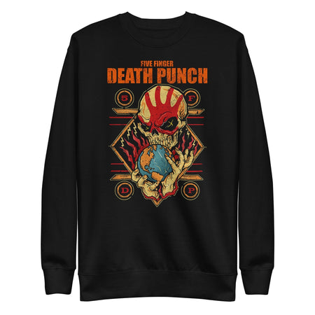 MerchMoment Five Finger Death Punch - Hand Skull Logo Sweatshirt Black