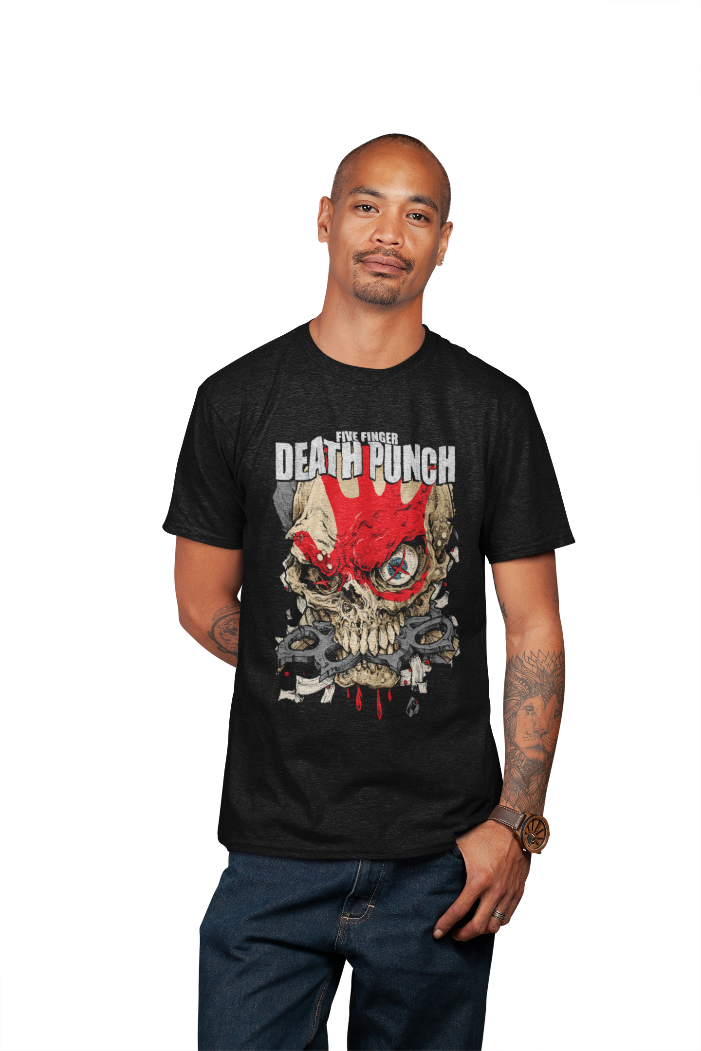 MerchMoment Five Finger Death Punch - Knuckle Sandwich T-Shirt Black