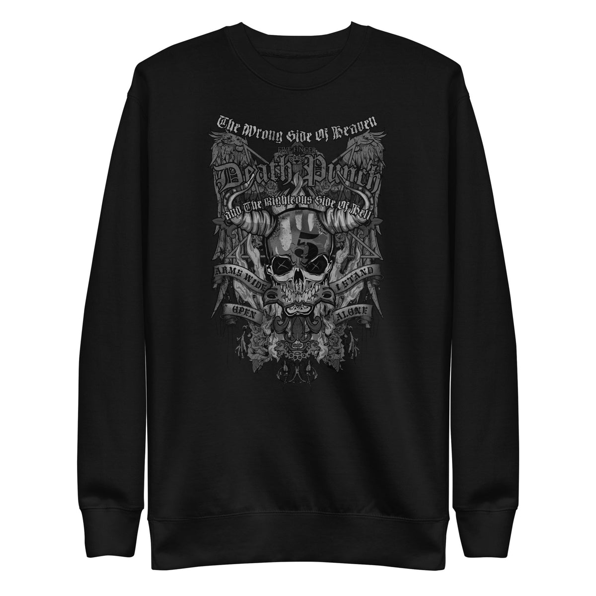MerchMoment Five Finger Death Punch - Righteous Side of Evil Sweatshirt Black