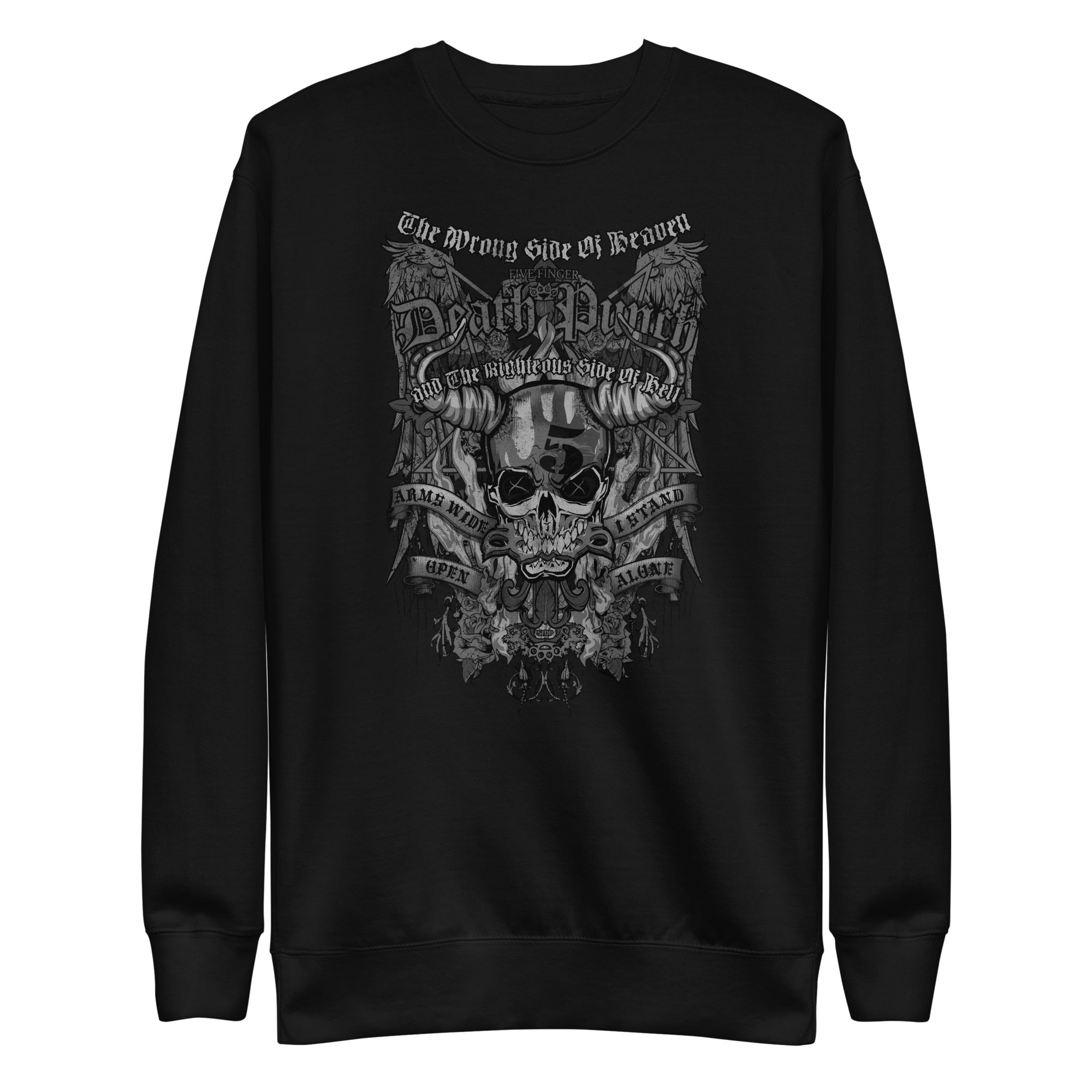 MerchMoment Five Finger Death Punch - Righteous Side of Evil Sweatshirt Black