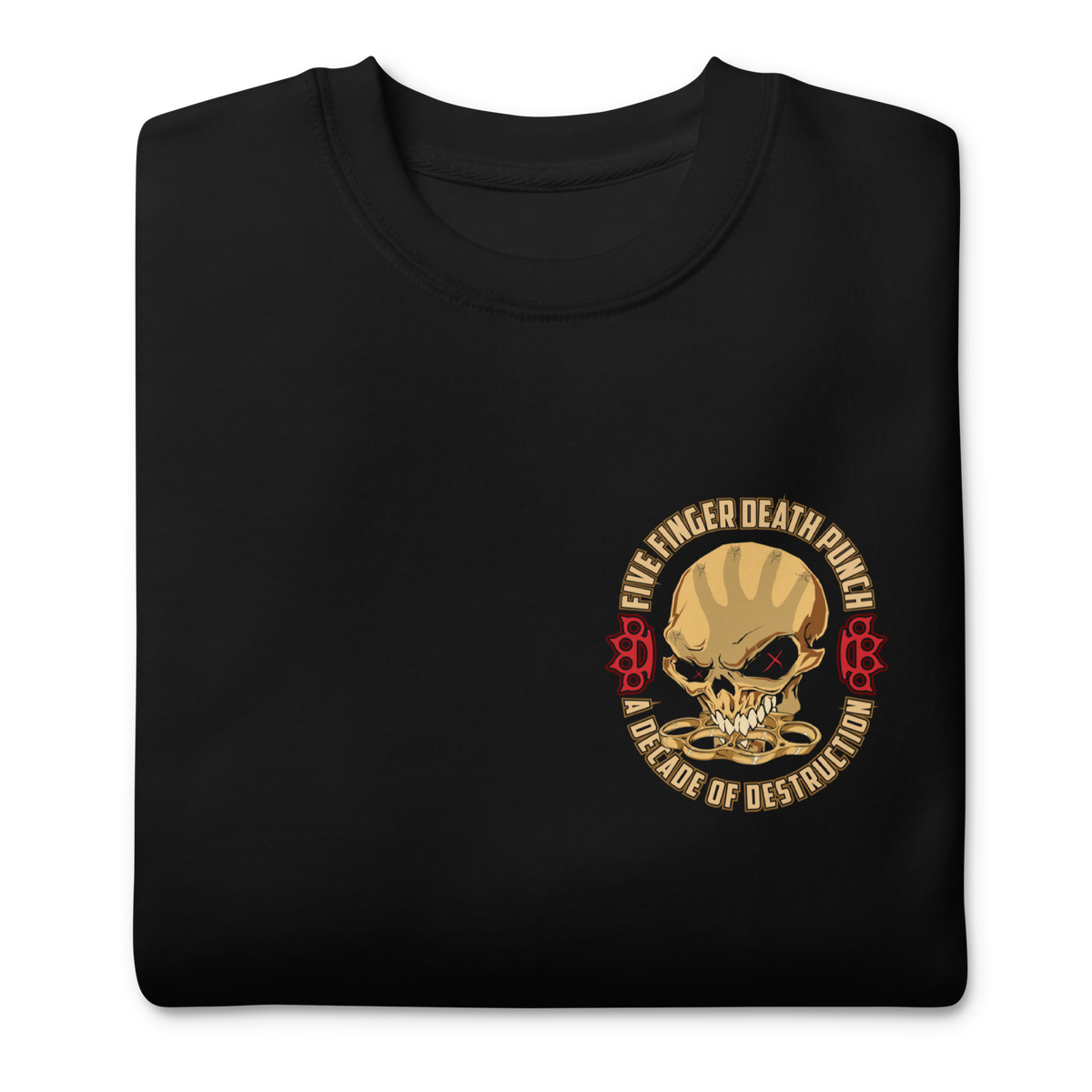 MerchMoment Five Finger Death Punch - Small Logo Sweatshirt Black