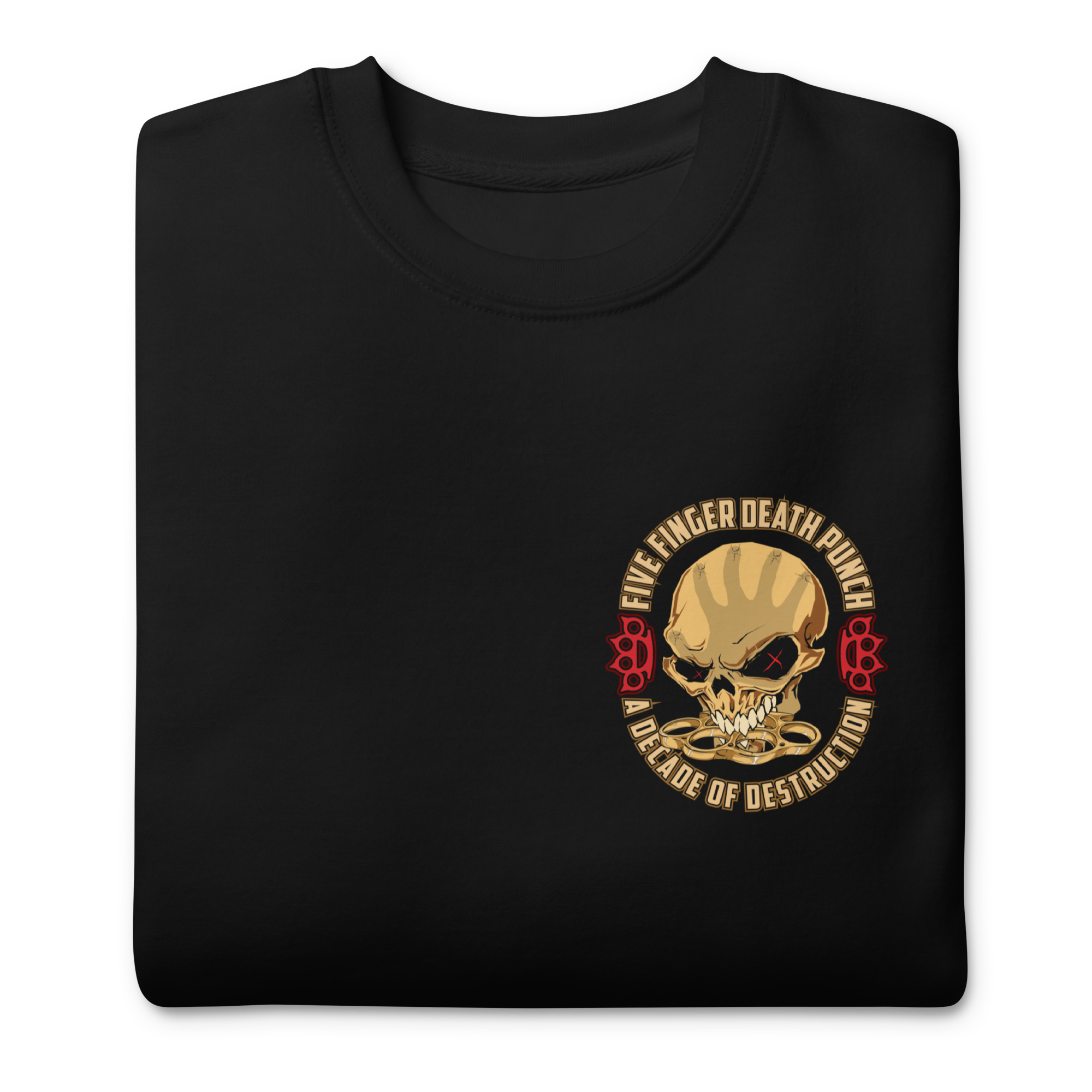 MerchMoment Five Finger Death Punch - Small Logo Sweatshirt Black