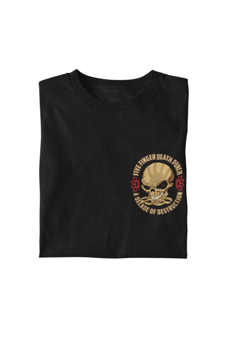 MerchMoment Five Finger Death Punch - Small Logo T-Shirt Black