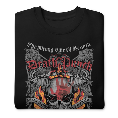 MerchMoment Five Finger Death Punch - Wrong or Righteous Sweatshirt Black