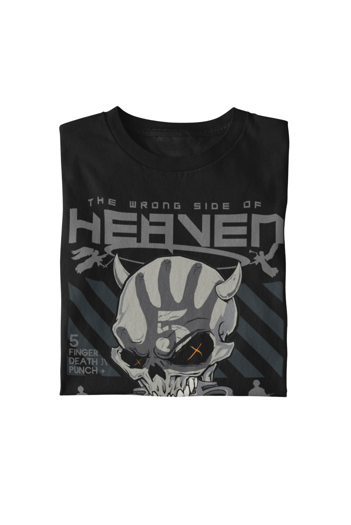 MerchMoment Five Finger Death Punch - Wrong Side of Heaven T-Shirt Black