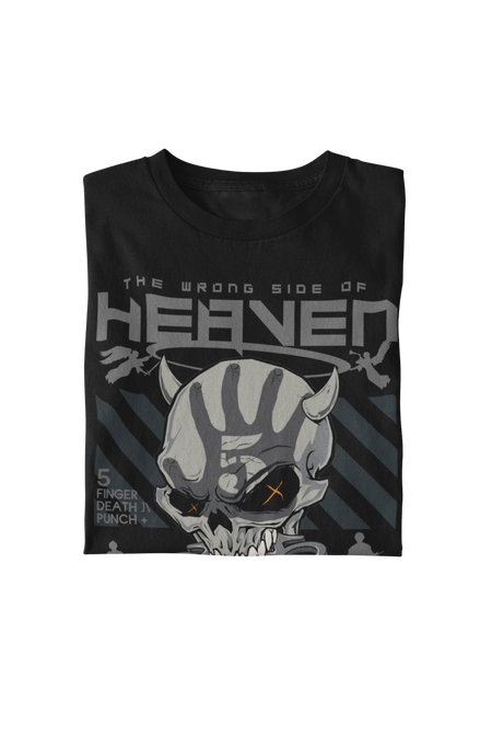 MerchMoment Five Finger Death Punch - Wrong Side of Heaven T-Shirt Black