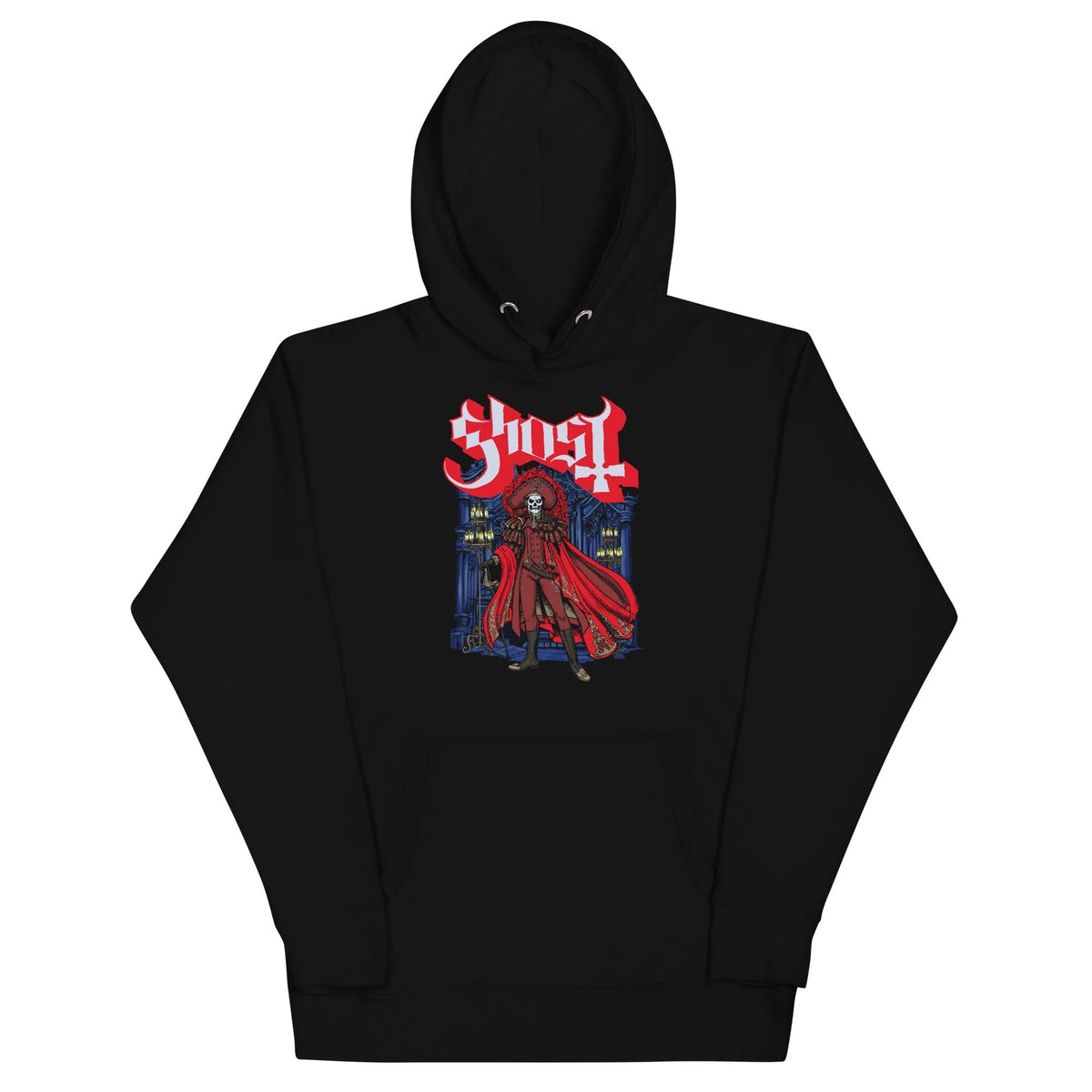MerchMoment Ghost - Billowing Cape Hoodie Black
