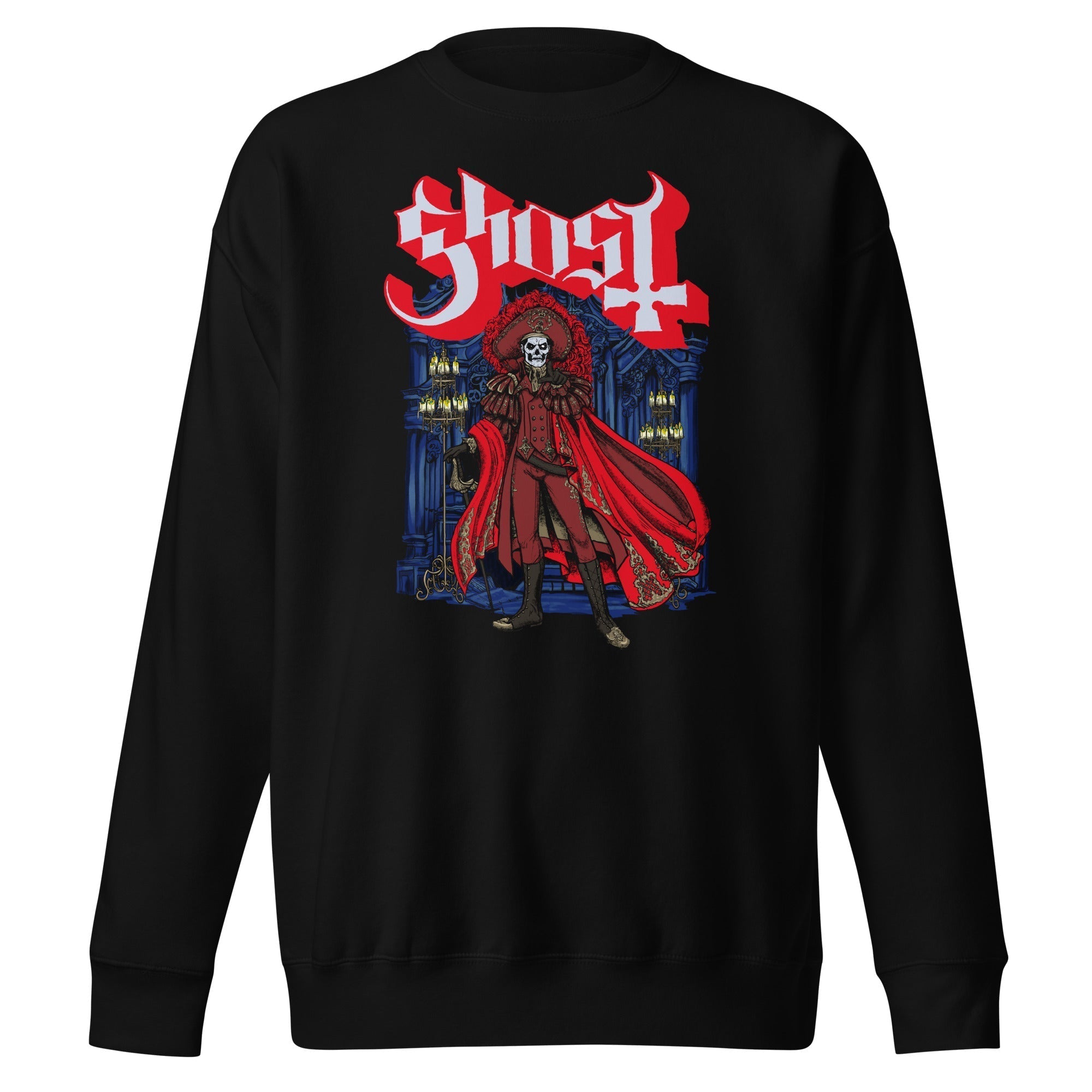 MerchMoment Ghost - Billowing Cape Sweatshirt Black