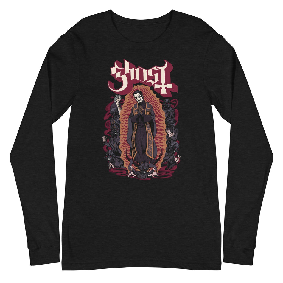 MerchMoment Ghost - Come With Me Long Sleeve T-Shirt Black