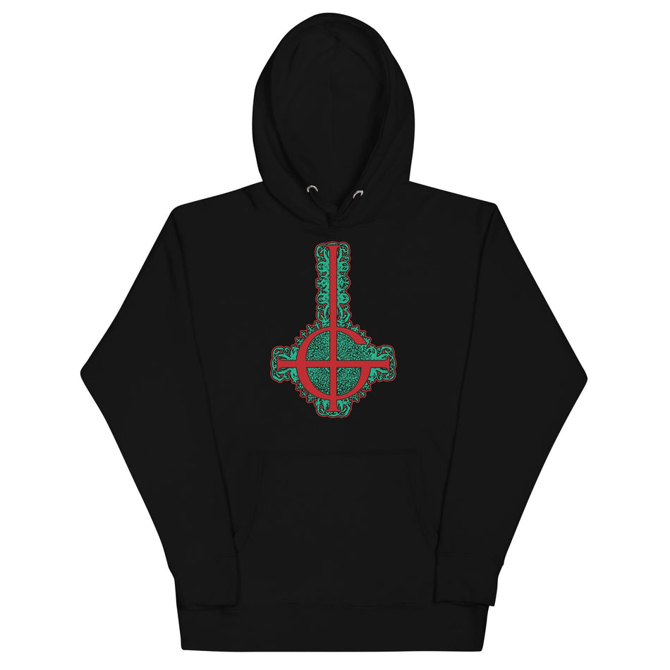 MerchMoment Ghost - Cross Hoodie Black