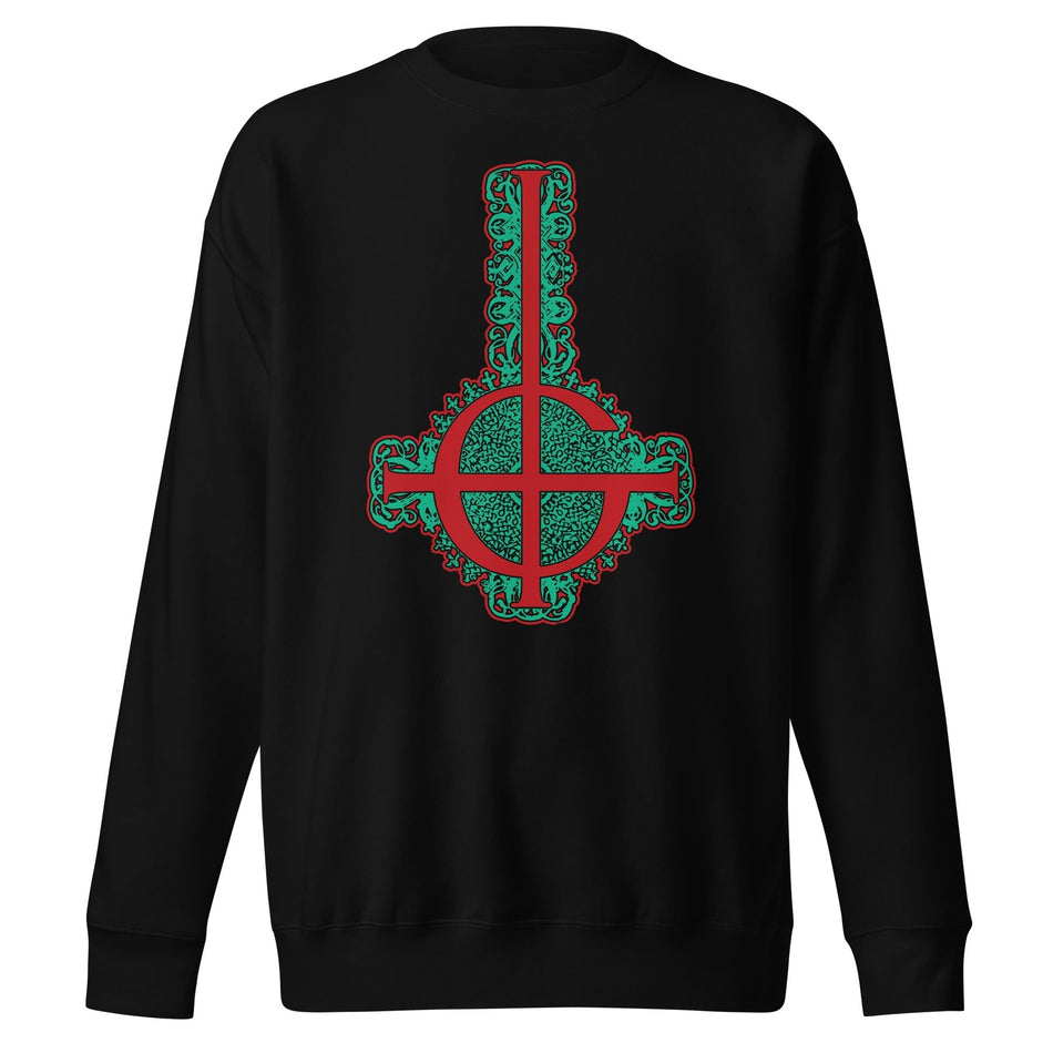MerchMoment Ghost - Cross Sweatshirt Black