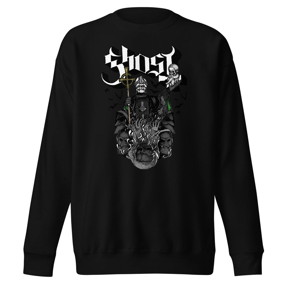 MerchMoment Ghost - Darkness Awaits Sweatshirt Black
