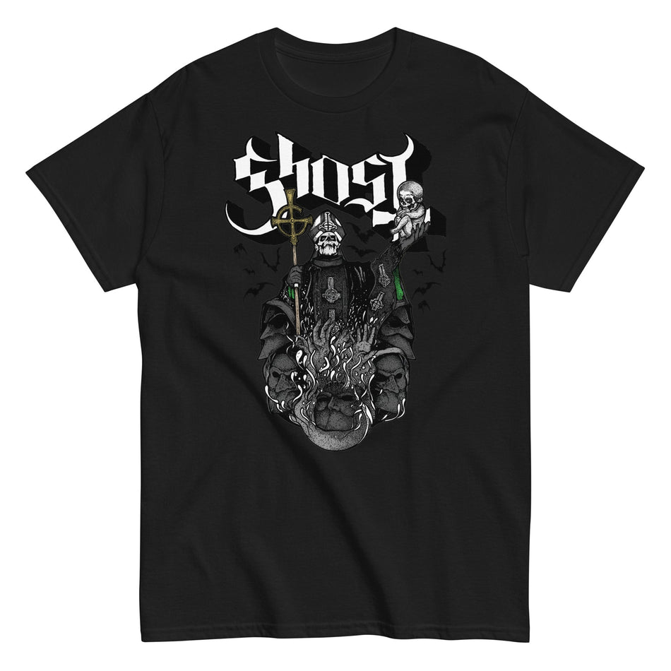 MerchMoment Ghost - Darkness Awaits T-Shirt Black