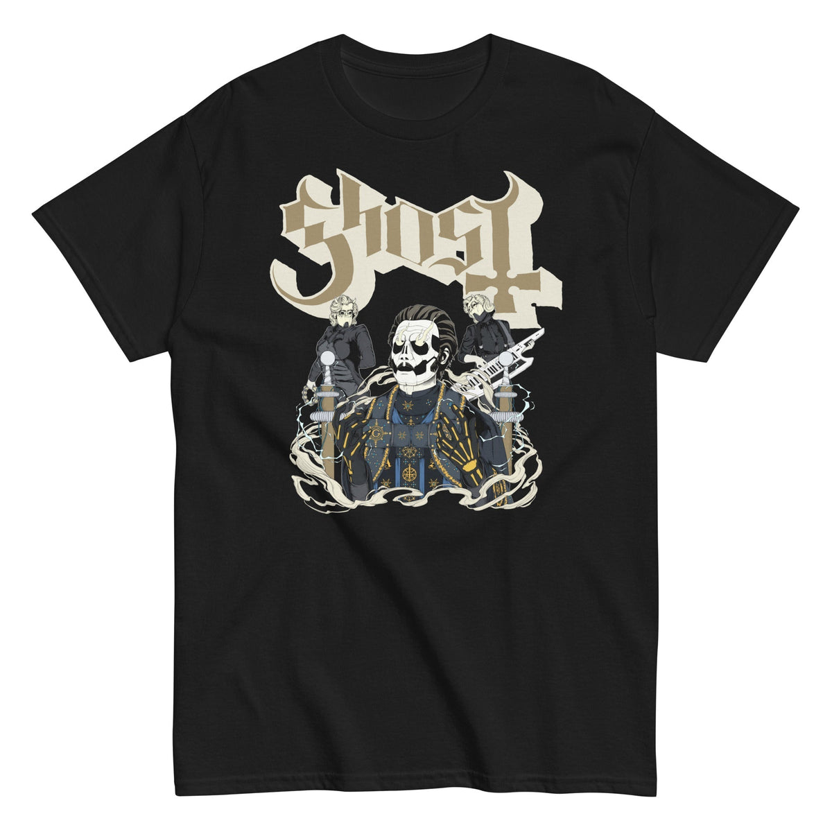 MerchMoment Ghost - Electric Daisy T-Shirt Black