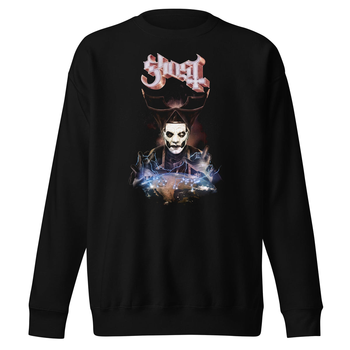 MerchMoment Ghost - Electricity Sweatshirt Black
