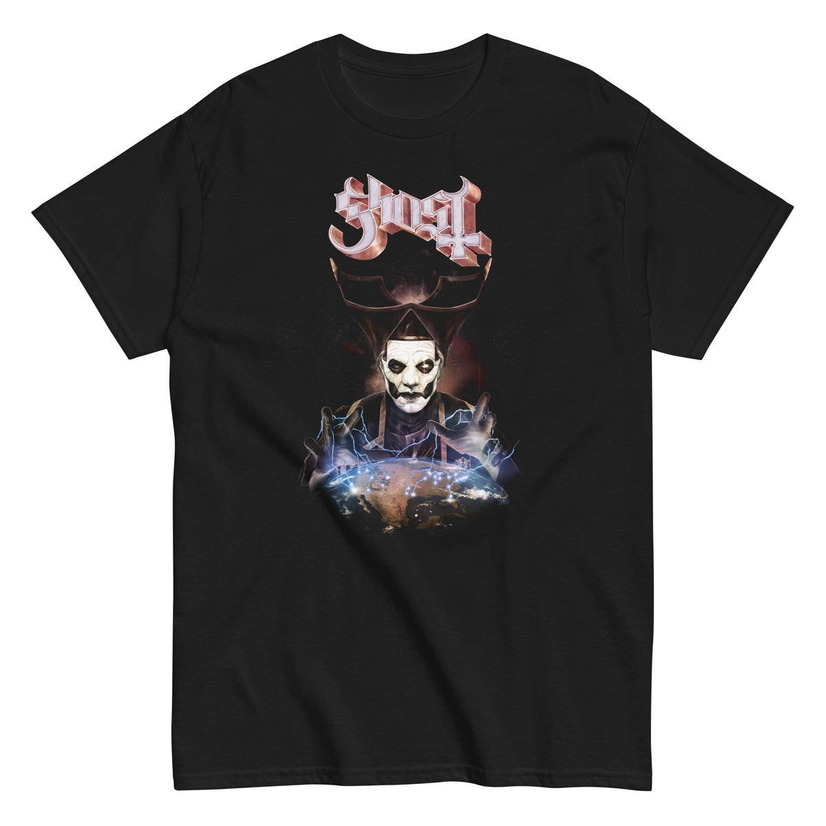 MerchMoment Ghost - Electricity T-Shirt Black